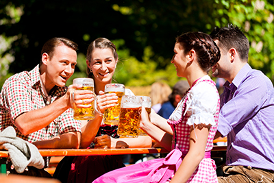 Biergarten und Freizeit